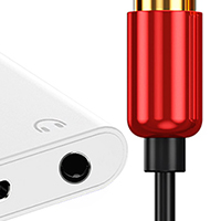 low Type C to 3.5mm Audio Jack Adapter with Smart DAC Chip