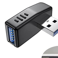 Found 90 Degree USB 3.0 Male to Female Angle Adapterd BEST
