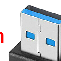 SALE 90 Degree USB 3.0 Male to Female Angle Adapter