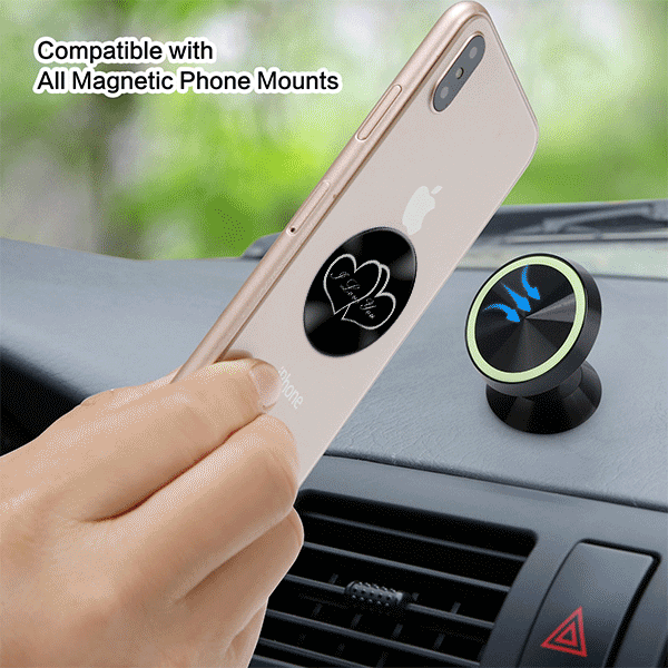 Found Cellphone Magnetic Sticker Metal Plates BEST