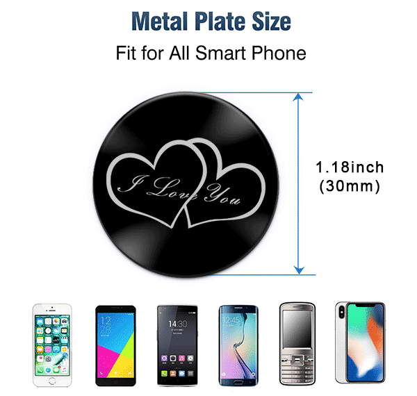 Found Cellphone Magnetic Sticker Metal Plates BEST