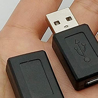 Found USB 2.0 Male to Micro USB Female Extension Adapter BEST