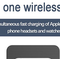 buy 3in1 Phone Watch Earphone Wireless Charger
