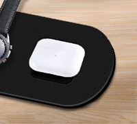 buy 3in1 Phone Watch Earphone Wireless Charger Pad