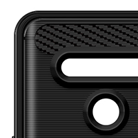 Found LG K51 LM-K500UM Boost Mobile/T-Mobile/Verizon Carbon Fiber Soft TPU Protective Case BEST