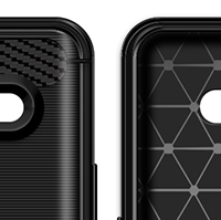 SALE LG K51 LM-K500UM Boost Mobile/T-Mobile/Verizon Carbon Fiber Soft TPU Protective Case