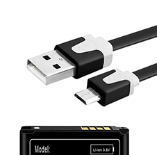 Buy LG Classic Flip L125DL Tracfone Micro USB Flat Cable