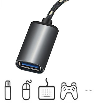 discount Micro OTG Cable Male To USB2.0 Type-A Female Adapter Connector