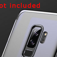 Found Samsung Galaxy S9+ SM-G965U  Transparent Magnetic Adsorption Tempered Glass Cover Case SIM Card Ejection Pins BEST