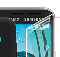 SALE Samsung Galaxy J3,SM-J320P Sprint soft PET carbon fiber sticker screen protector