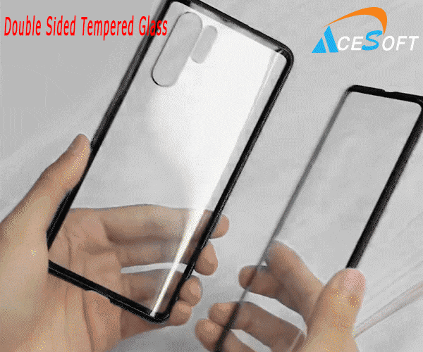 Found Samsung Galaxy Note 10 Plus SM-N975U Transparent Magnetic Adsorption Tempered Glass Cover Case SIM Card Ejection Pins BEST