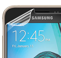 Found Samsung Galaxy J3 SM-J320P Virgin Mobile/Boost Mobile soft PET carbon fiber sticker screen protector BEST