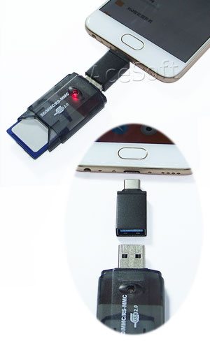 deal U.S. Cellular Type C Male to USB3.0 Female Adaptor